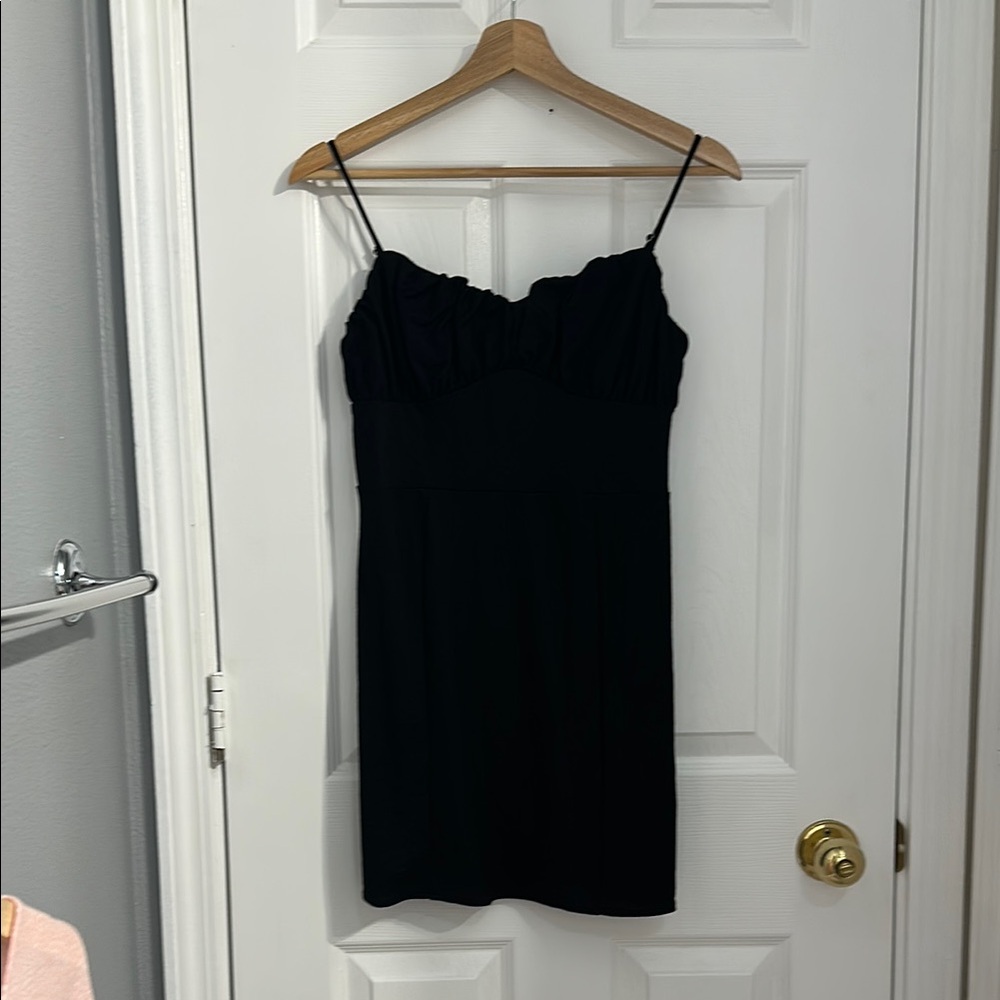 Mango Black Mini Dress